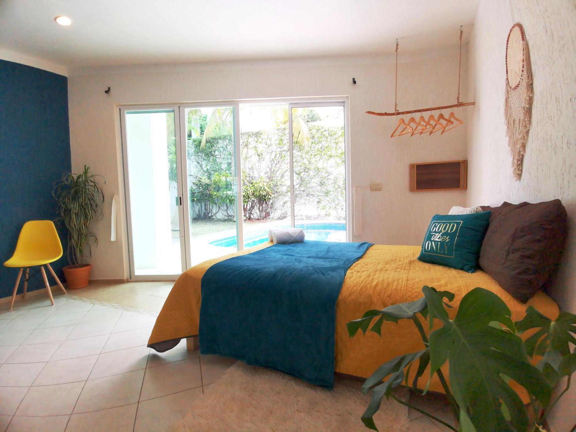Beautiful & Cozy Near Beach Apartment Pool & Kingsize Bed Cancún Rom bilde