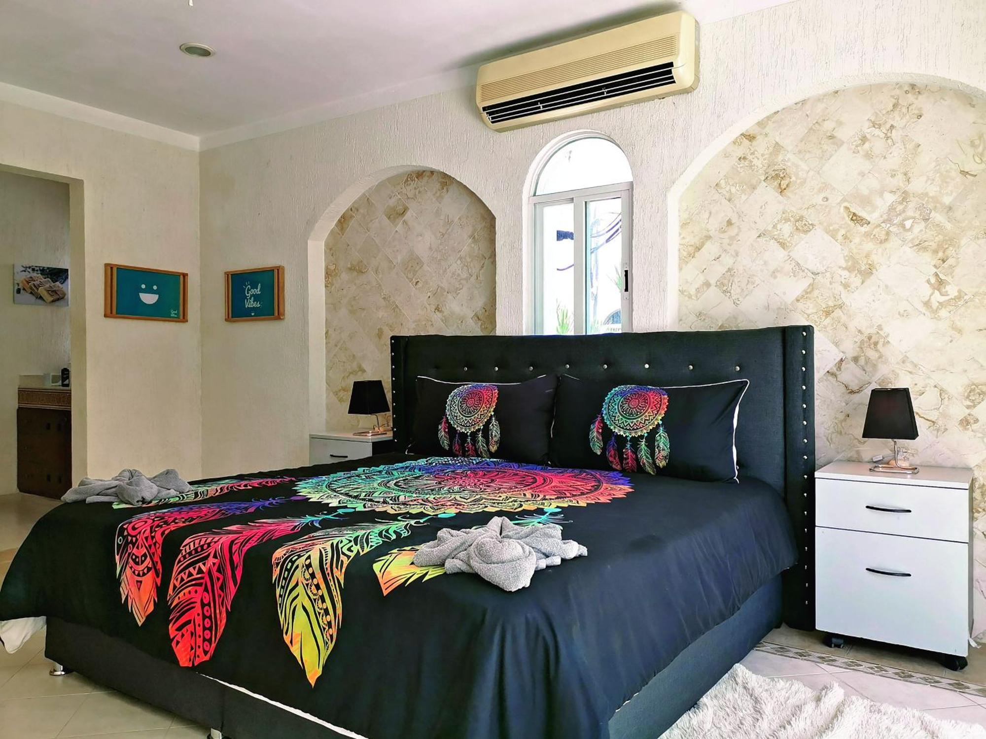 Beautiful & Cozy Near Beach Apartment Pool & Kingsize Bed Cancún Rom bilde